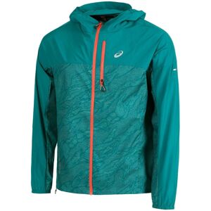 Asics Fujitrail Packable Green Jacket - Waterproof Windbreaker Asics Fujitrail Packable Green Jacket - Waterproof Windbreaker