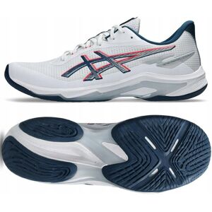 Asics Netburner Ballistic FF 4 White Mako Blue - Sports Shoes Asics Netburner Ballistic FF 4 White Mako Blue - Sports Shoes