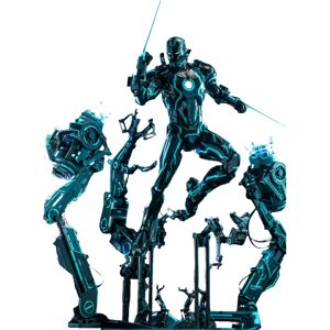 Hot Toys Neon Tech Iron Man & Suit-Up Gantry - Collectible Figure Hot Toys Neon Tech Iron Man & Suit-Up Gantry - Collectible Figure