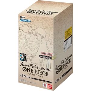 Bandai One Piece Card Game: Anime 25th Collection EB-02 Booster Box - Japanese Bandai One Piece Card Game: Anime 25th Collection EB-02 Booster Box - Japanese
