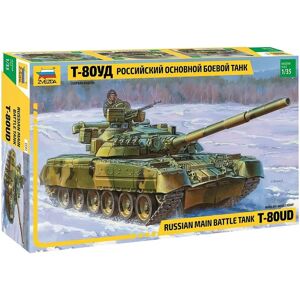 Zvezda Rysk Huvudstridsvagn T-80UD Skala 1:35 - Militär Modellbyggsats Zvezda Rysk Huvudstridsvagn T-80UD Skala 1:35 - Militär Modellbyggsats