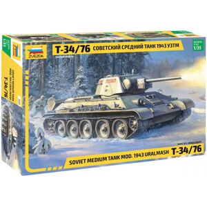 Kit militare Zvezda T-34/76 1943 Uralmash - Scala 1:35 Kit militare Zvezda T-34/76 1943 Uralmash - Scala 1:35