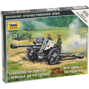 Zvezda Deutsches Haubitze LeFH 18 Modellbausatz - Militärmodell - 1:72 Zvezda Deutsches Haubitze LeFH 18 Modellbausatz - Militärmodell - 1:72