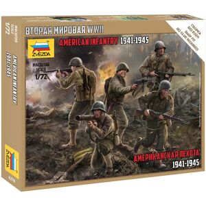 Zvezda 6278 US-Infanterie WWII Modellbausatz - Figur 1:72 Zvezda 6278 US-Infanterie WWII Modellbausatz - Figur 1:72