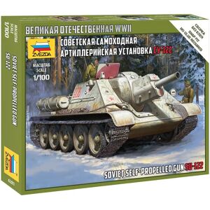 Zvezda SU-122 Kit Modellino Militare - Scala 1:100 Zvezda SU-122 Kit Modellino Militare - Scala 1:100
