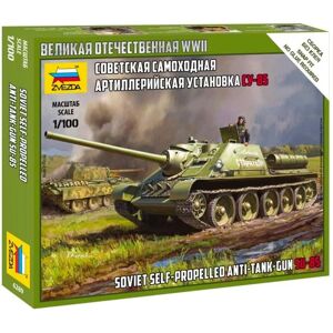 Zvezda SU-85 Cannone Automontante - Scala 1/100 Zvezda SU-85 Cannone Automontante - Scala 1/100