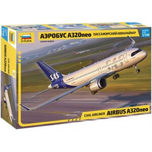 Kit modello Airbus A320 neo 1:144 - Zvezda Modello di Aereo Kit modello Airbus A320 neo 1:144 - Zvezda Modello di Aereo