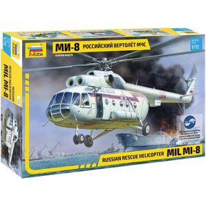 Zvezda Mil Mi-8 Soccorso - Scala 1:72 - Modellino di aereo Zvezda Mil Mi-8 Soccorso - Scala 1:72 - Modellino di aereo