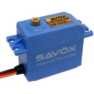 Servo étanche Savox SW-0230MG à engrenage métallique haute tension RC - Publicité Servo étanche Savox SW-0230MG à engrenage métallique haute tension RC - Publicité
