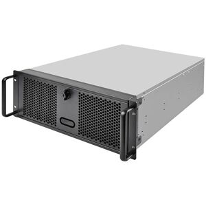 Silverstone SST-RM400 Rackmount Server Behuizing - 4U, Zwart, Grijs Silverstone SST-RM400 Rackmount Server Behuizing - 4U, Zwart, Grijs