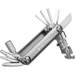 Topeak Mini P20 Silver Multi-tool - Bike Repair Topeak Mini P20 Silver Multi-tool - Bike Repair