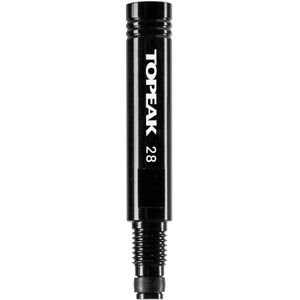 Topeak Ventilforlænger - 2 stk, 28mm, Sort Topeak Ventilforlænger - 2 stk, 28mm, Sort