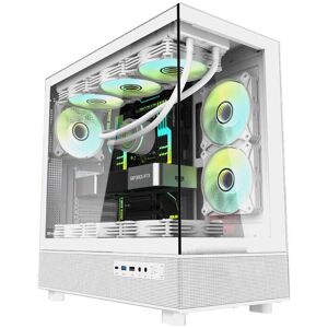 Darkflash Tech DPX90 Kompakt PC-Gehäuse - Weiß Darkflash Tech DPX90 Kompakt PC-Gehäuse - Weiß