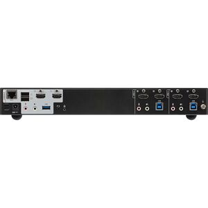 Aten CS1842 Commutateur KVM 2 Ports USB 3.0 4K HDMI Double Affichage - Noir - Publicité Aten CS1842 Commutateur KVM 2 Ports USB 3.0 4K HDMI Double Affichage - Noir - Publicité