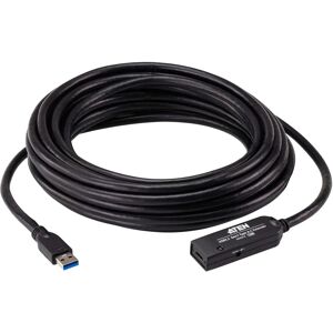 Aten USB Extension Cable - 10M, Black - USB 3.2 Gen 1 Aten USB Extension Cable - 10M, Black - USB 3.2 Gen 1