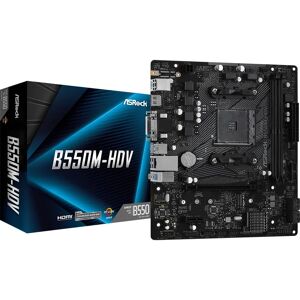 Asrock B550M-HDV AMD B550 Sockel AM4 Micro ATX Motherboard Asrock B550M-HDV AMD B550 Sockel AM4 Micro ATX Motherboard
