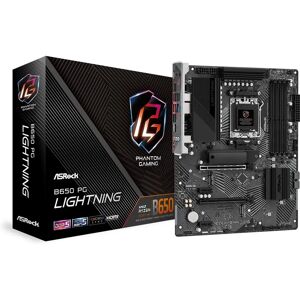 Asrock B650 PG Lightning - Motherboard - ATX - Socket AM5 - Black Asrock B650 PG Lightning - Motherboard - ATX - Socket AM5 - Black