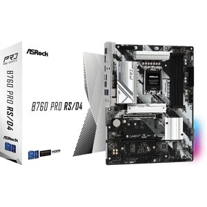 Asrock B760 Pro RS/D4 - Motherboard - ATX - LGA1700 - Gray Asrock B760 Pro RS/D4 - Motherboard - ATX - LGA1700 - Gray