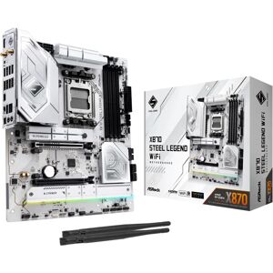 Asrock X870 Steel Legend WiFi - Motherboard - Atx - Socket Am5 - Amd X870 Asrock X870 Steel Legend WiFi - Motherboard - Atx - Socket Am5 - Amd X870