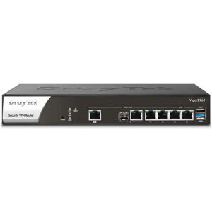 DrayTek Vigor2962 - Routeur filaire 6 ports avec Ethernet 2.5G - Noir - Publicité DrayTek Vigor2962 - Routeur filaire 6 ports avec Ethernet 2.5G - Noir - Publicité