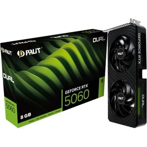 Palit GeForce RTX 5060 Dual 8GB GDDR7 PCIe Graphics Card - Graphics Card Palit GeForce RTX 5060 Dual 8GB GDDR7 PCIe Graphics Card - Graphics Card