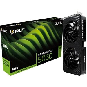 Palit RTX5050 Dual Graphics Card - 8GB GDDR6, PCIe 5.0, RGB Lighting Palit RTX5050 Dual Graphics Card - 8GB GDDR6, PCIe 5.0, RGB Lighting