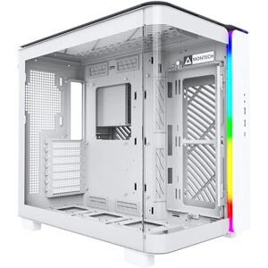 Montech KING 95 Tour Midi Blanc - ATX, RGB, Verre Trempé - Publicité Montech KING 95 Tour Midi Blanc - ATX, RGB, Verre Trempé - Publicité