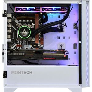 Montech Air 100 ARGB Mini Tower White - PC Case Montech Air 100 ARGB Mini Tower White - PC Case