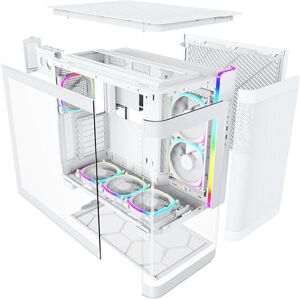 Montech King 95 PRO White PC Case - RGB, Tempered Glass, Mid Tower Montech King 95 PRO White PC Case - RGB, Tempered Glass, Mid Tower