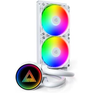 Montech Lightflow ARGB 240 CPU-Kühler - Weiß - All-in-one Flüssigkeitskühlung Montech Lightflow ARGB 240 CPU-Kühler - Weiß - All-in-one Flüssigkeitskühlung
