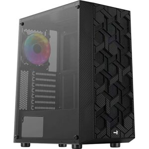 Aerocool Hive FRGB - Boîtier PC Milieu de Gamme avec Verre Trempé et Ventilateurs RGB Aerocool Hive FRGB - Boîtier PC Milieu de Gamme avec Verre Trempé et Ventilateurs RGB