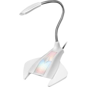 Micrófono Mars Gaming MMICW Blanco RGB - Micrófono - USB - Omnidireccional Micrófono Mars Gaming MMICW Blanco RGB - Micrófono - USB - Omnidireccional