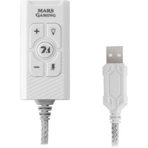 Karta dźwiękowa USB 7.1 Mars Gaming MSC2W - Biała Karta dźwiękowa USB 7.1 Mars Gaming MSC2W - Biała