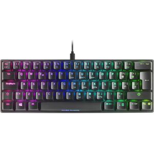 Mars Gaming MKMINIBES Mechanical Gaming Keyboard - Black, Compact, RGB Mars Gaming MKMINIBES Mechanical Gaming Keyboard - Black, Compact, RGB