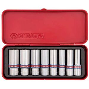 King Tony Long Socket Set 3/8 inch 8 Pieces - Socket Set King Tony Long Socket Set 3/8 inch 8 Pieces - Socket Set
