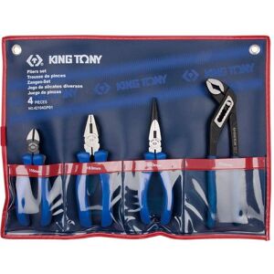 Kit de 4 Alicates KING TONY - Modelo 42104GP01 Kit de 4 Alicates KING TONY - Modelo 42104GP01