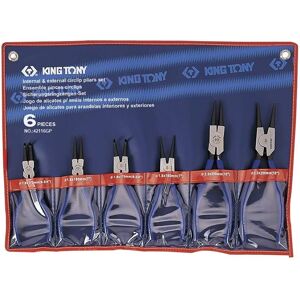 King Tony 42116GP - Circlip Pliers Set - 6 Pieces King Tony 42116GP - Circlip Pliers Set - 6 Pieces