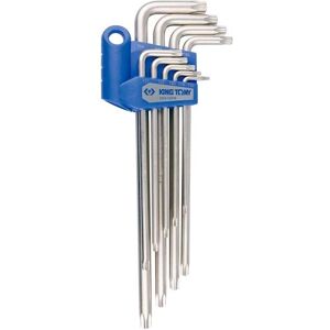 King Tony Langsätze mit Torx Innensechskantschlüsseln - T10 bis T50 King Tony Langsätze mit Torx Innensechskantschlüsseln - T10 bis T50