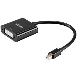 Akasa AK-CBDP08-20BK Mini DisplayPort till DVI-adapter - Videokabel Akasa AK-CBDP08-20BK Mini DisplayPort till DVI-adapter - Videokabel