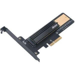 Carte interface Akasa AK-PCCM2P-02 - Noir - Adaptateur M.2 PCIe Carte interface Akasa AK-PCCM2P-02 - Noir - Adaptateur M.2 PCIe