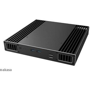 Boîtier PC de format ultra compact Akasa NUC - Noir Boîtier PC de format ultra compact Akasa NUC - Noir