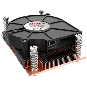 Akasa AK-CC1109BP01 Niedrigprofil CPU-Kühler - Schwarz - Kupfer Akasa AK-CC1109BP01 Niedrigprofil CPU-Kühler - Schwarz - Kupfer