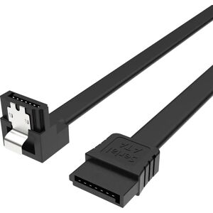 Akasa Proslim - SATA-Kabel - 1 m - Schwarz - Høyrevinklet Akasa Proslim - SATA-Kabel - 1 m - Schwarz - Høyrevinklet
