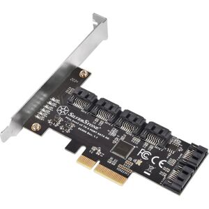 Silverstone ECS06 SATA Adapter kártya - PCIe 3.0 6 Port - Alacsony profil Silverstone ECS06 SATA Adapter kártya - PCIe 3.0 6 Port - Alacsony profil