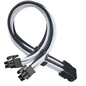 Silverstone PP07E - Câble d'extension d'alimentation - EPS12V 8 broches - 30cm - Noir, Blanc Silverstone PP07E - Câble d'extension d'alimentation - EPS12V 8 broches - 30cm - Noir, Blanc