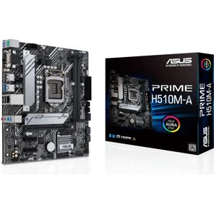 ASUS PRIME H510M-A Motherboard - Micro ATX, LGA1200, DDR4, HDMI, VGA, USB 3.2, Gigabit LAN ASUS PRIME H510M-A Motherboard - Micro ATX, LGA1200, DDR4, HDMI, VGA, USB 3.2, Gigabit LAN