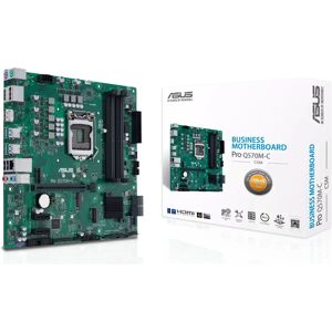ASUS Pro Q570M-C/CSM Hauptplatine - Micro ATX, LGA1200, Q570, 4 DDR4, PCIe, USB 3.2, Gigabit LAN ASUS Pro Q570M-C/CSM Hauptplatine - Micro ATX, LGA1200, Q570, 4 DDR4, PCIe, USB 3.2, Gigabit LAN
