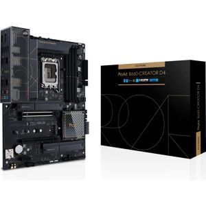 ASUS Mainboard PROART B660-CREATOR D4 - ATX - LGA1700 Socket - Intel B660 Chipset ASUS Mainboard PROART B660-CREATOR D4 - ATX - LGA1700 Socket - Intel B660 Chipset