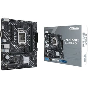 Placa-mãe ASUS Prime H610M-K D4 - Micro ATX - LGA1700 - Chipset H610 Placa-mãe ASUS Prime H610M-K D4 - Micro ATX - LGA1700 - Chipset H610