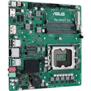 ASUS Pro H610T D4-CSM - Motherboard - Thin Mini Itx - Lga1700 Socket - H610 Chipset - Usb 3.2 Gen 1, Usb 3.2 Gen 2 - Gig ASUS Pro H610T D4-CSM - Motherboard - Thin Mini Itx - Lga1700 Socket - H610 Chipset - Usb 3.2 Gen 1, Usb 3.2 Gen 2 - Gig